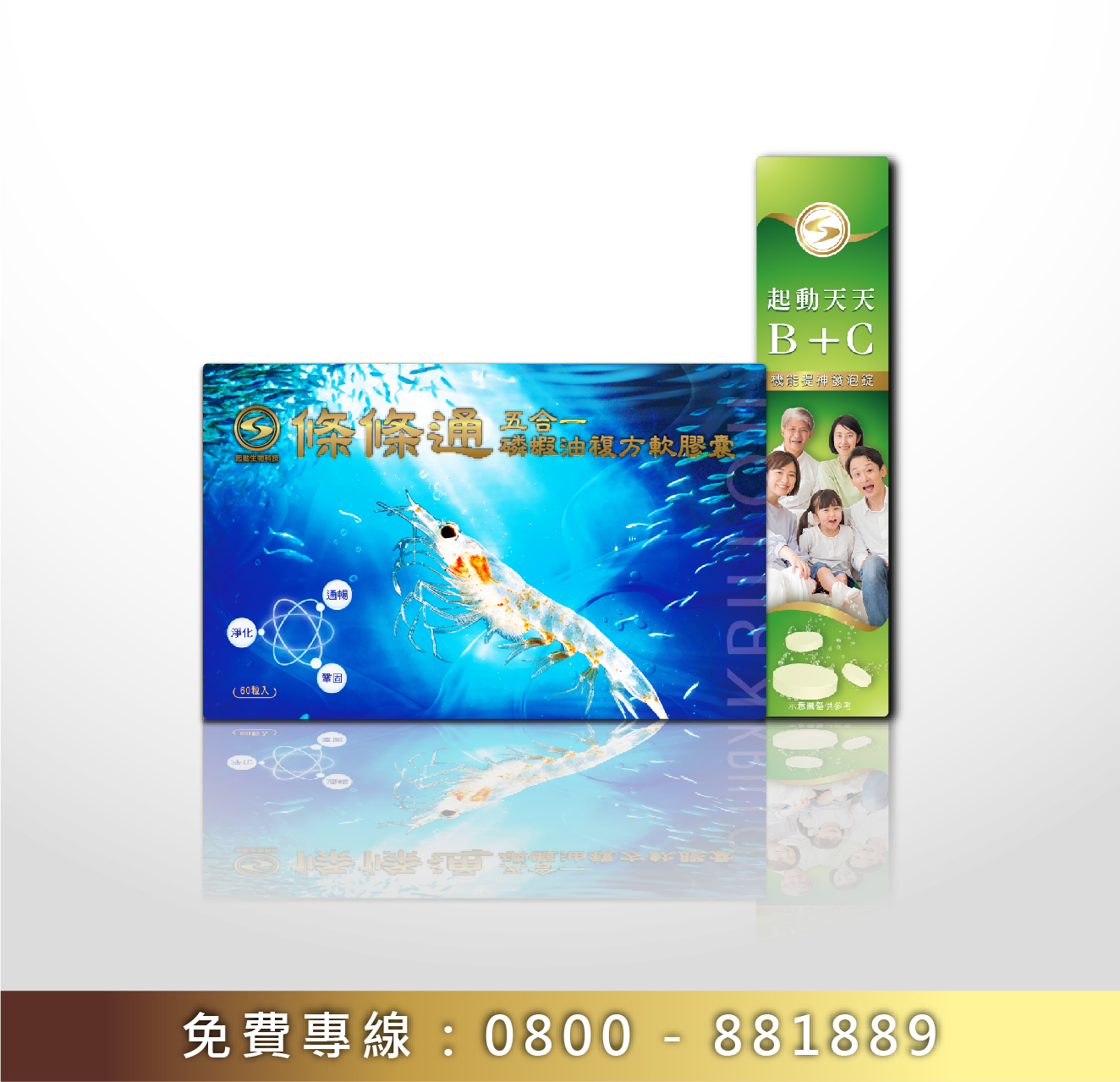 條條通&起動天天B+C發泡錠